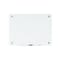 Mastervision River Dry Erase Glass Board, 36x48", Frameless Design, Wall Mount Kit Included GL084407 - alternate 1